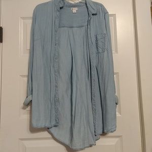 Chambray button down